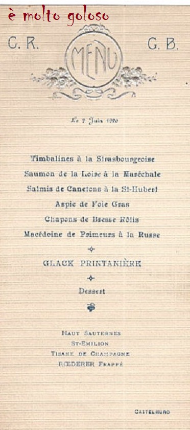 Toutes les archives-vieux-papiers en stock catégorie menus - Achat
